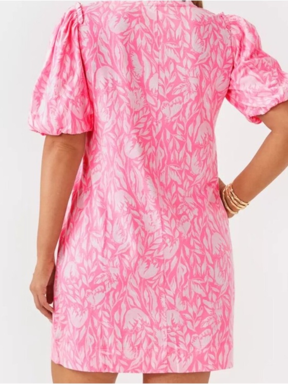 NWT Lilly Pulitzer Mercer Puff Sleeve Cotton T-Shirt
Dress Size XL - Picture 3 of 9